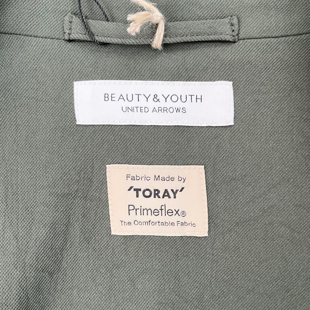【未使用タグ付き】BEAUTY&YOUTH テーラードジャケット グリーン S