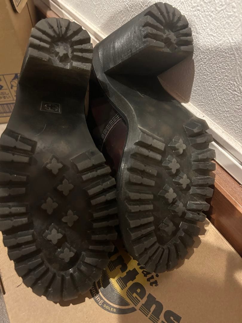 Dr.Martens ブーツ ヒール チェリーレッド 美品