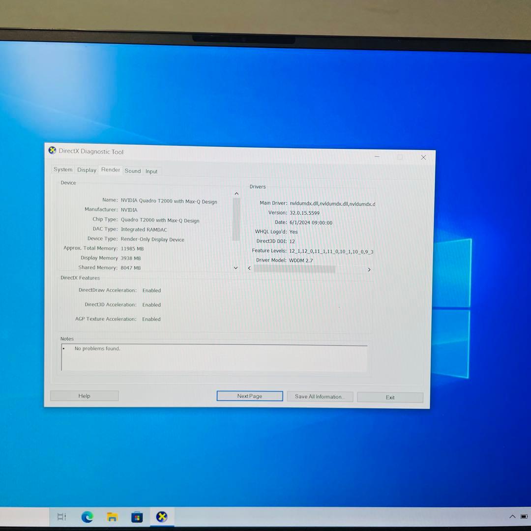Windowsノート本体 Dell Precicion 5550 Xeon/16/512/T2000