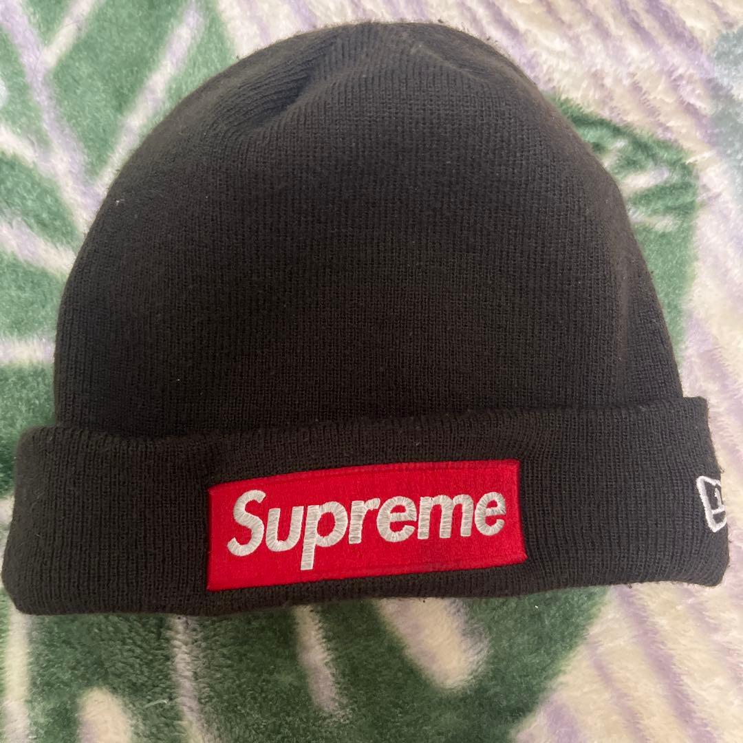 Supreme ブラウン　ニット帽　ニューエラコラボ yyyさん専用