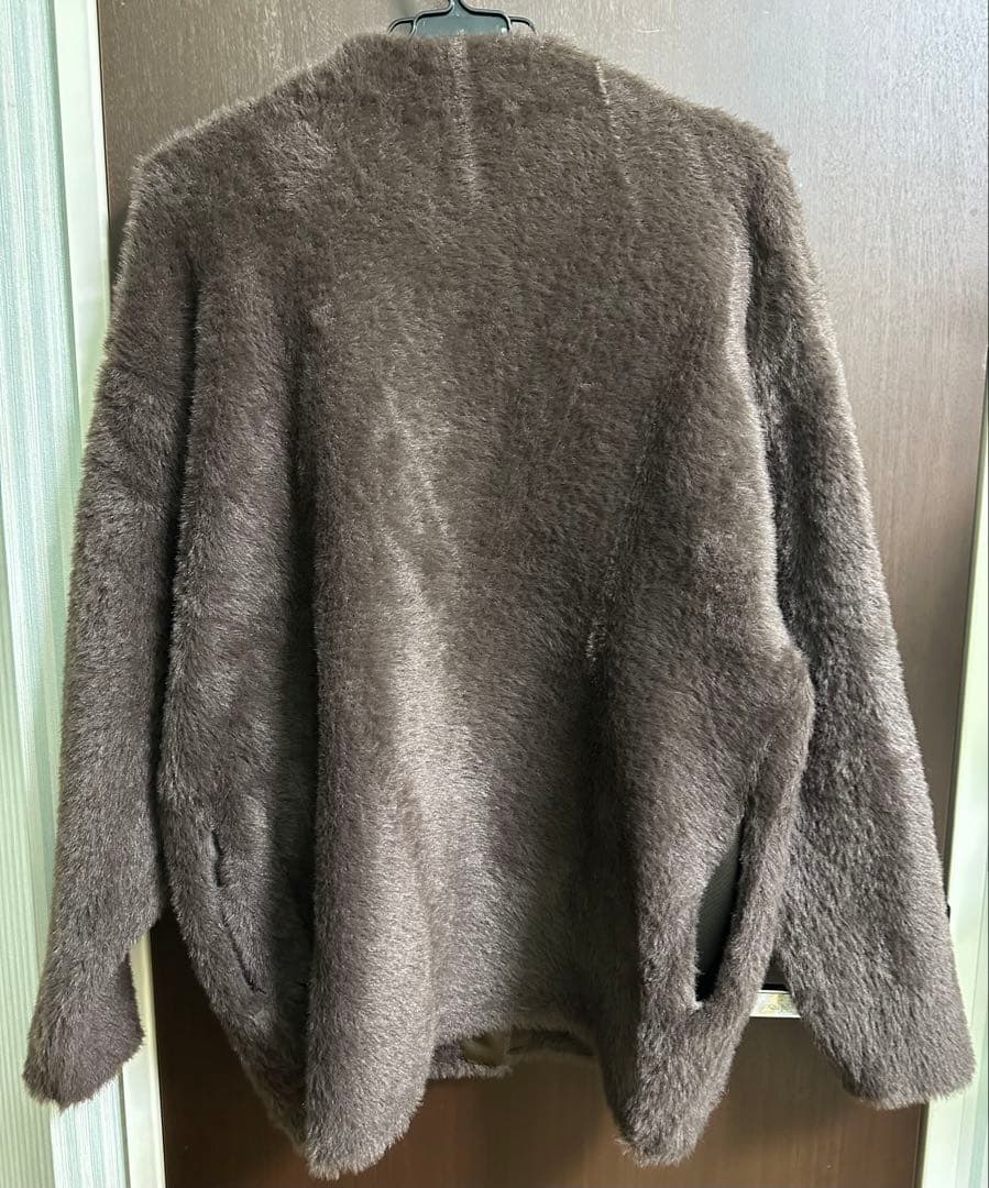 LAGUNAMOON ミニシャギーセッケツニットカーデ