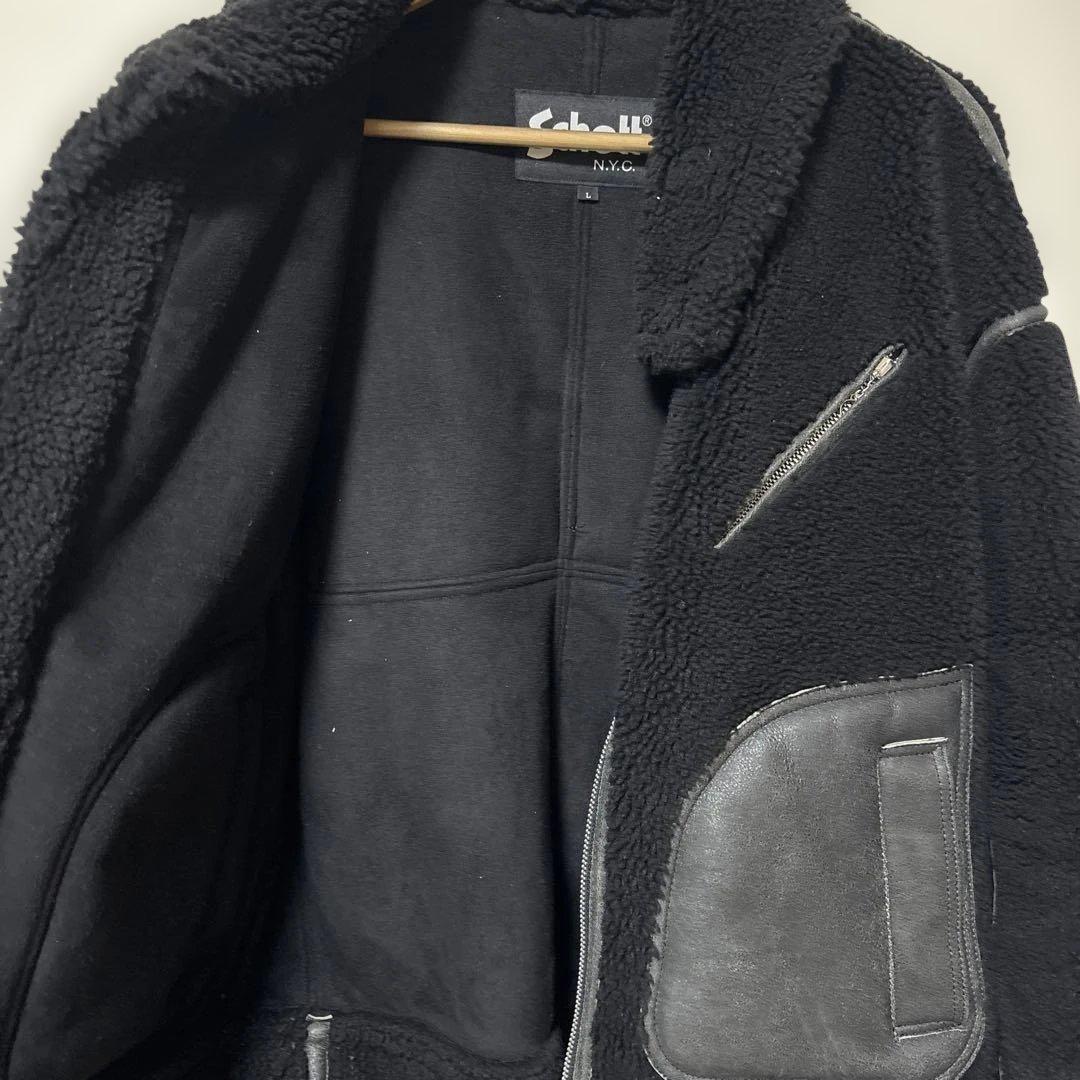 定価6万美品ショット × フリークスストア別注 B-3 ボアジャケット　L
