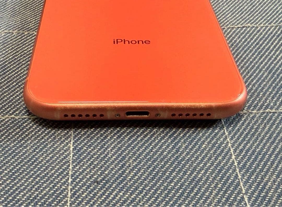 【ジャンク品】 iPhoneXR コーラル 64GB