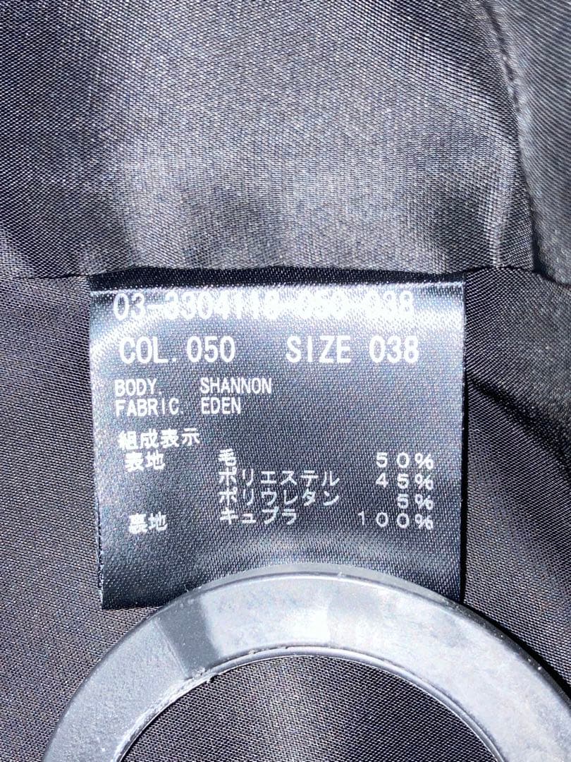 セオリーリュクス ダブルジャケット 黒38 定価5.3万 ビジネス セレモニー