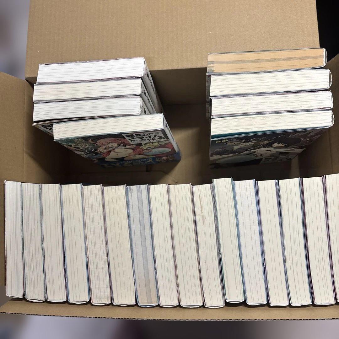 良品　小説　転生したらスライムだった件全23巻13.5、8.5込み