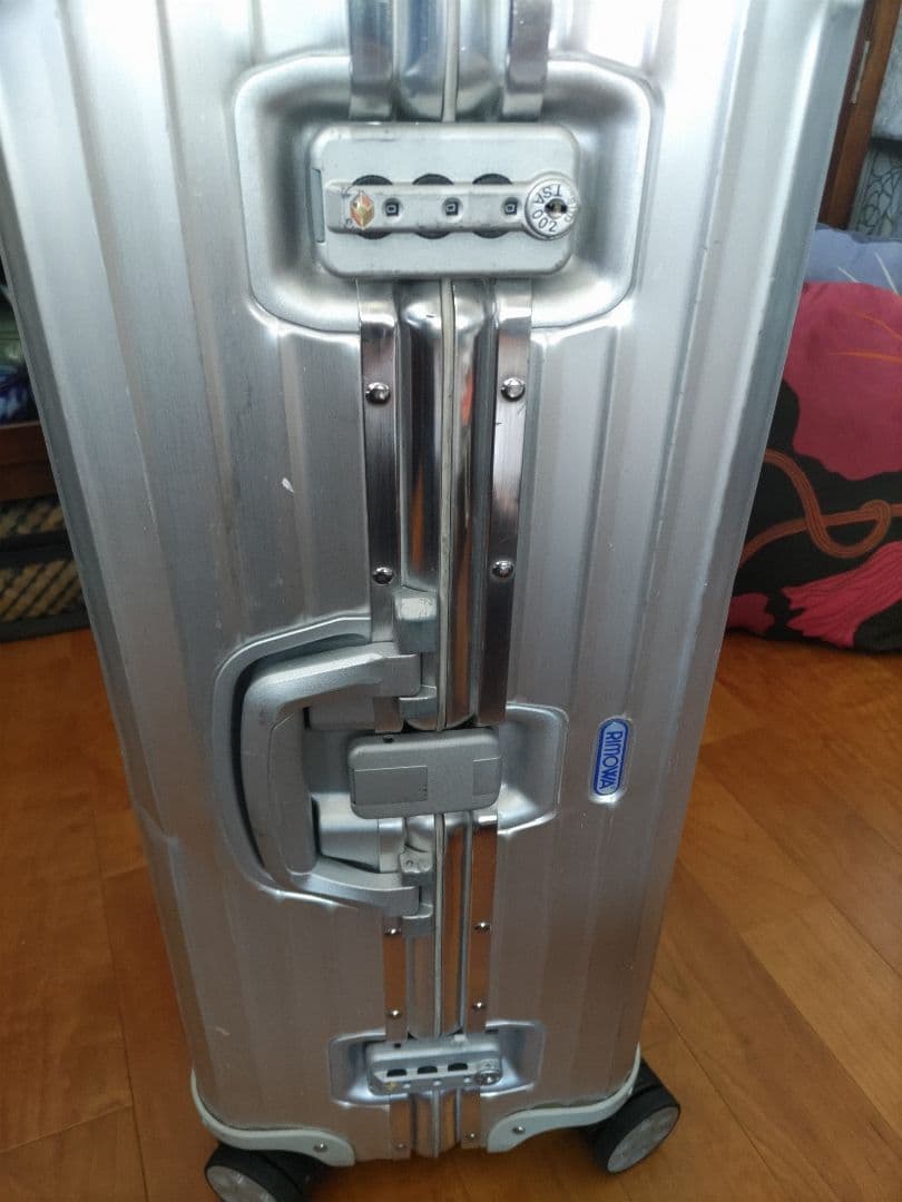 【現状渡し】●リモワ トパーズ82L ●RIMOWA TOPAS ●青ロゴ●
