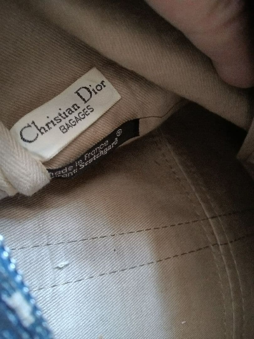 美品　Dior ボストンバッグ　ミニ　トロッター　 ベージュ・ブラック