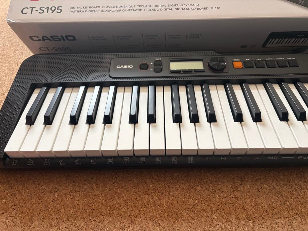 【美品】CASIO CT-S195 電子キーボード 61鍵