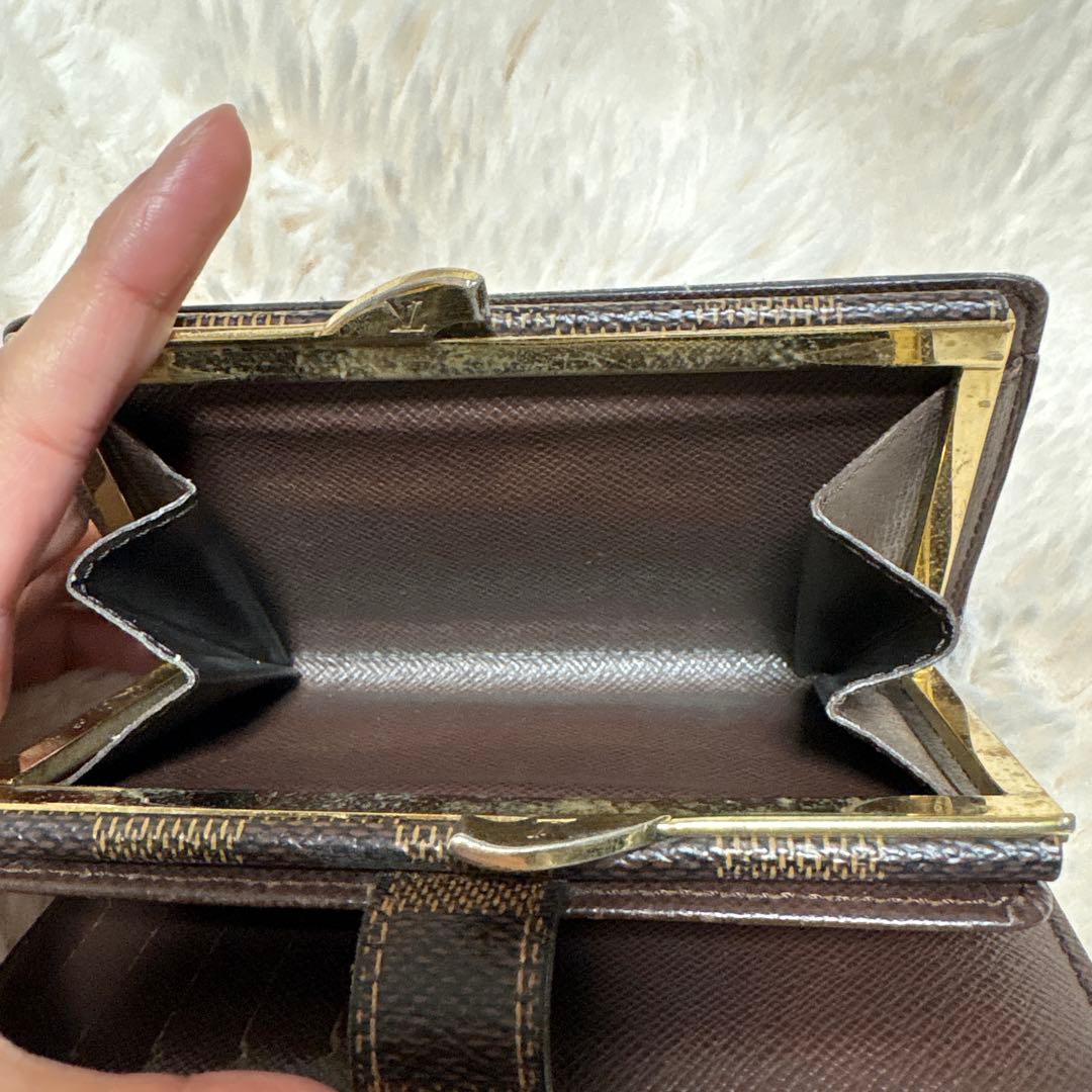 ルイヴィトン ダミエ 2つ折り財布