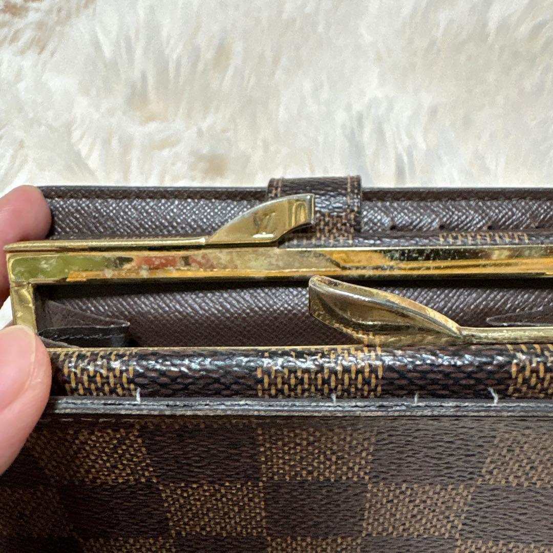 ルイヴィトン ダミエ 2つ折り財布