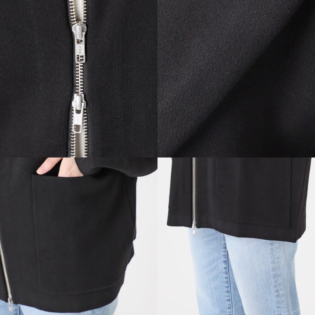 [Spick & Span] コットンダブルジップニットカーディガン