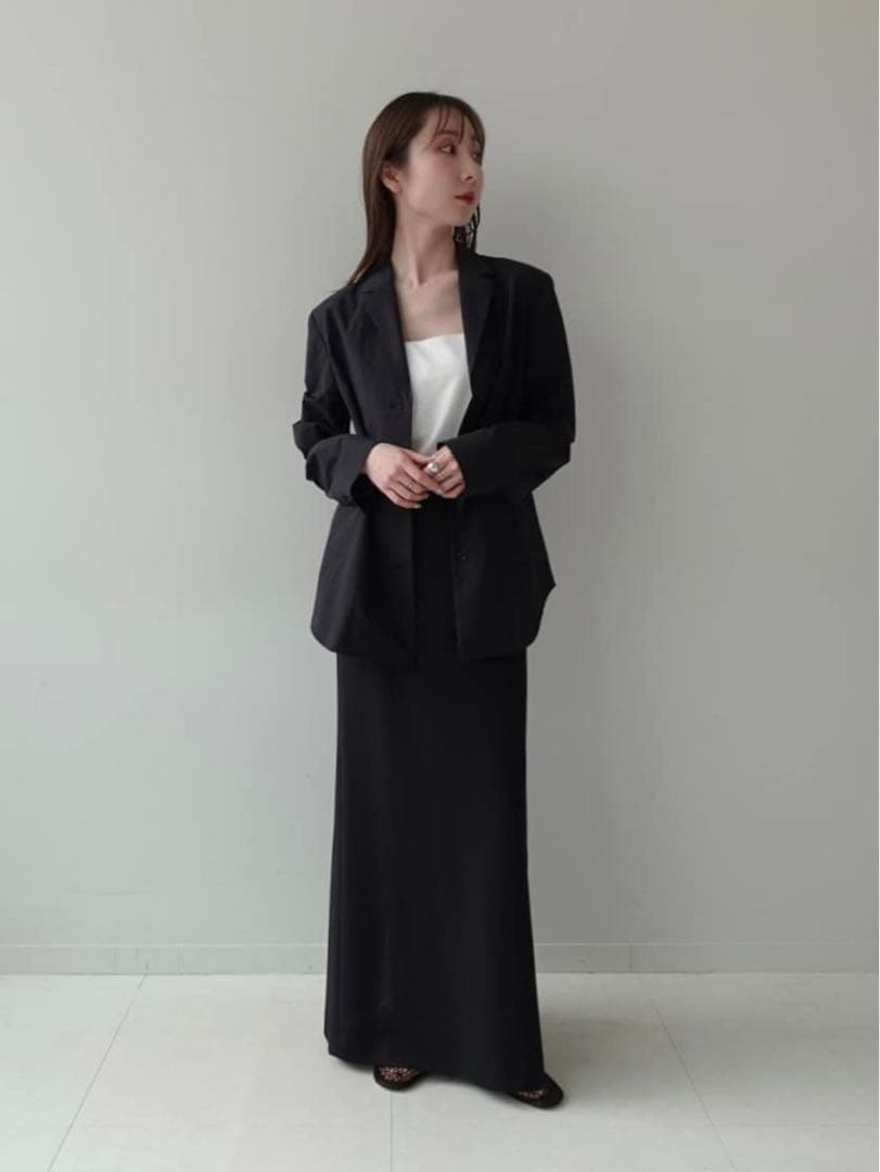NOBLE ELENI 四子撚りウールバイアススカート