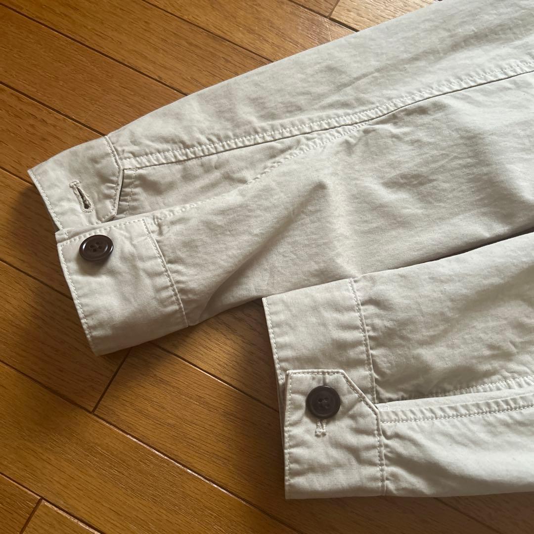 【マリマリ3】　Barbour ベージュ ジップアップジャケットブルゾンM