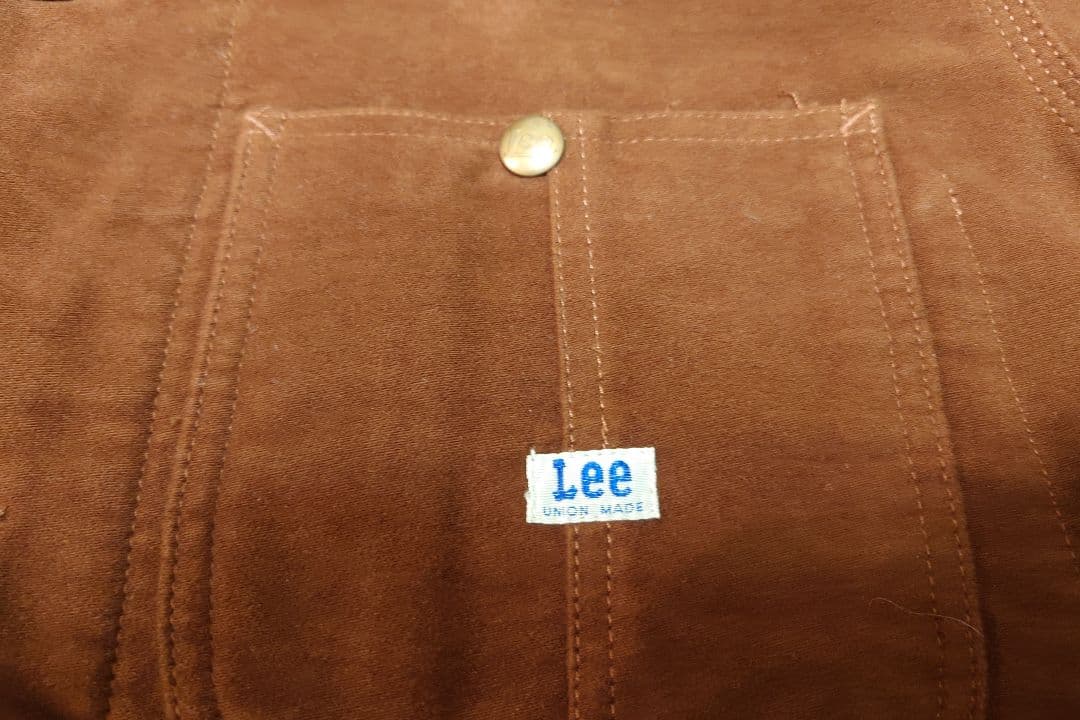 Lee 50s復刻　91j　ハウスタグ カバーオール　モールスキン　アーカイブ