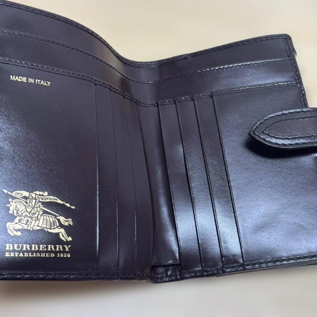 Burberry　バーバリー　ノバチェック　二つ折り財布　ブラウン　ベージュ