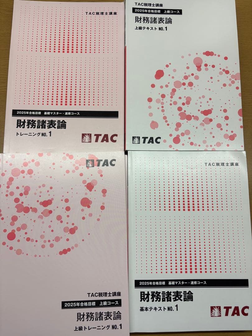 TAC 財務諸表論　基礎マスター＋上級＋直前期テキスト・トレーニング25年完全版