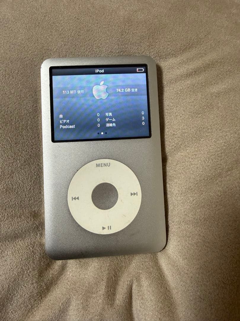 【ジャンク】 iPod classic 80GB シルバー