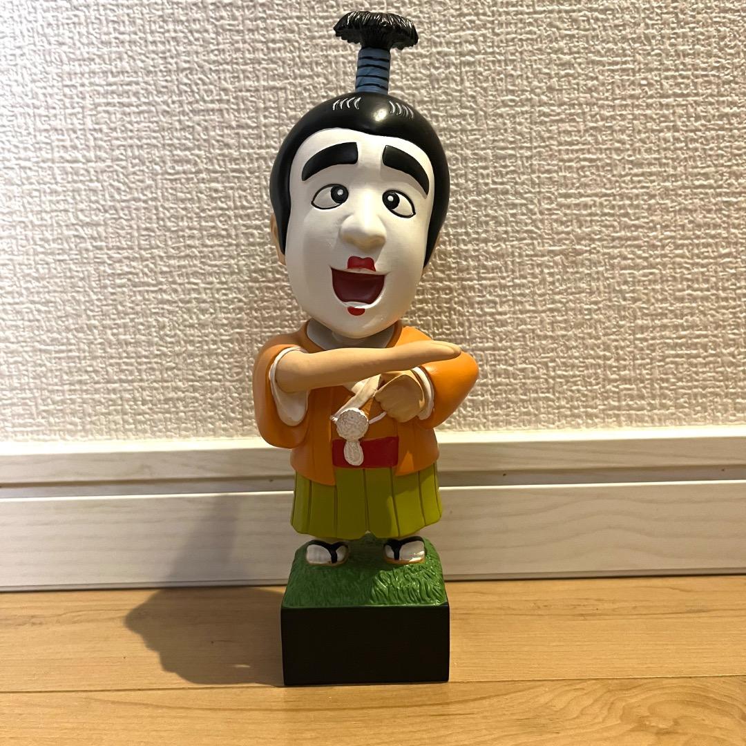 志村けんの大爆笑展 バカ殿様 バブリング 首振りフィギュア+パンフ