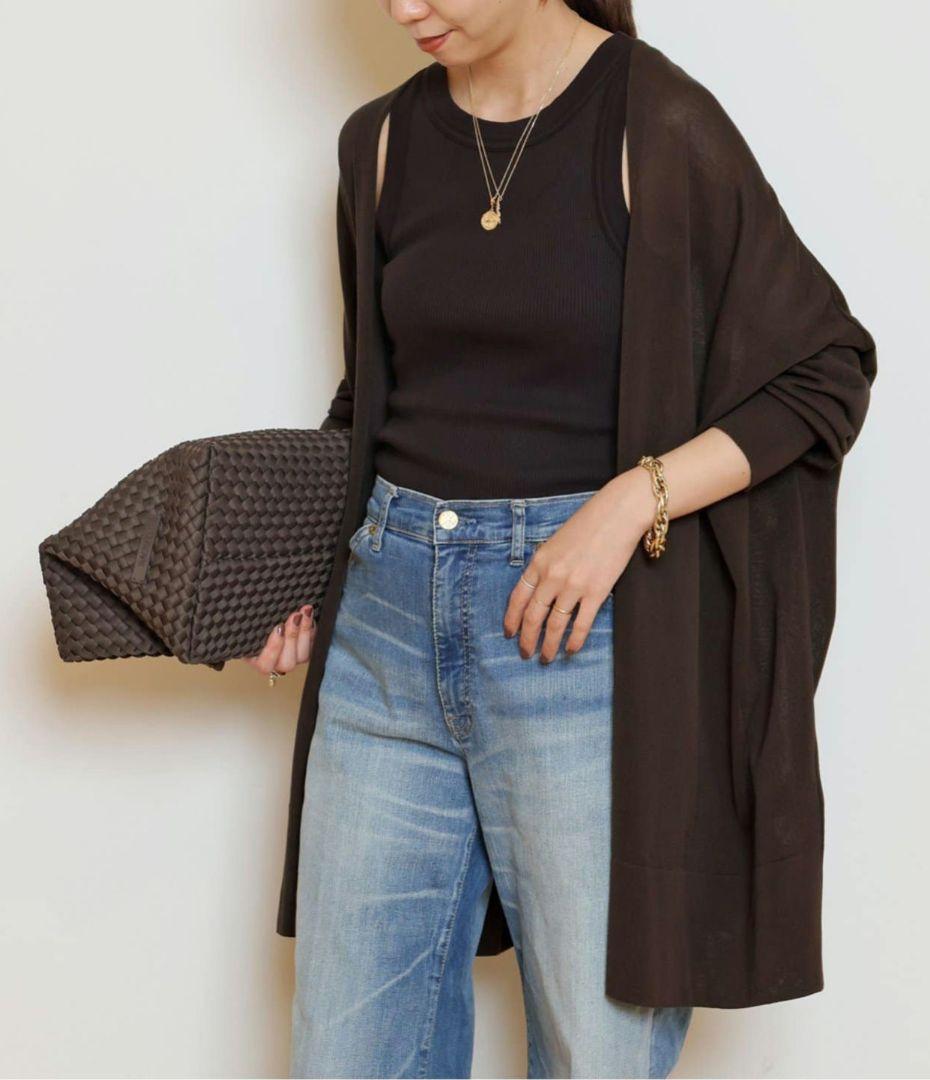 週末限定お値引き　Deuxieme Classe ニットカーディガン　ブラウン
