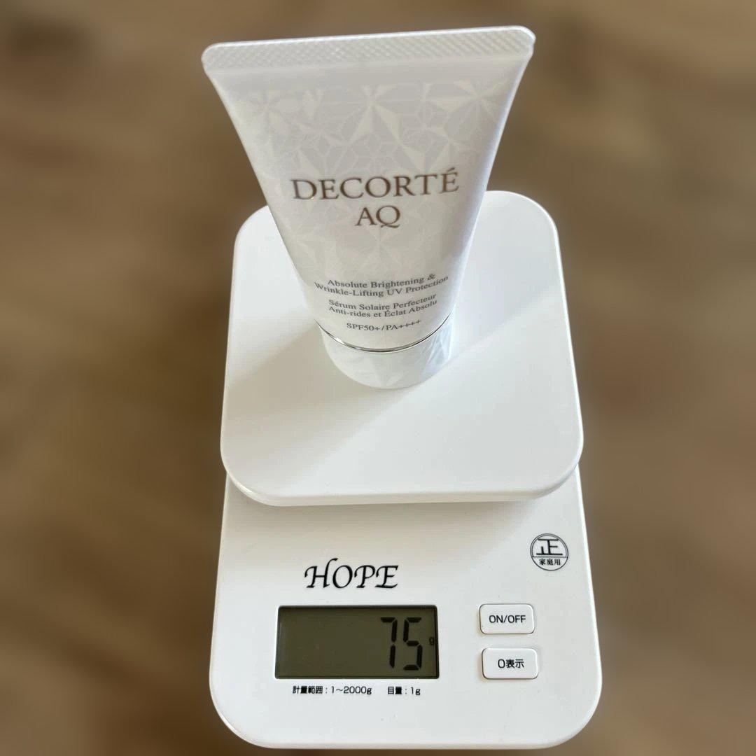 美白！DECORTE AQ 日焼止め美容液 SPF50+/PA++++