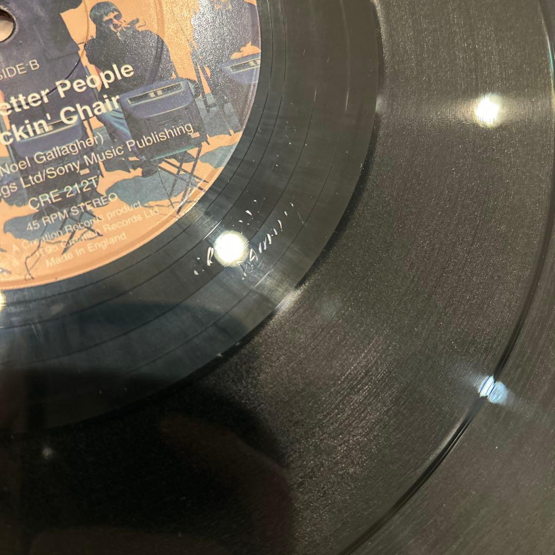 ★UKオリジナル★ oasis roll with it 12” レコード
