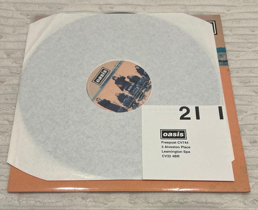 ★UKオリジナル★ oasis roll with it 12” レコード