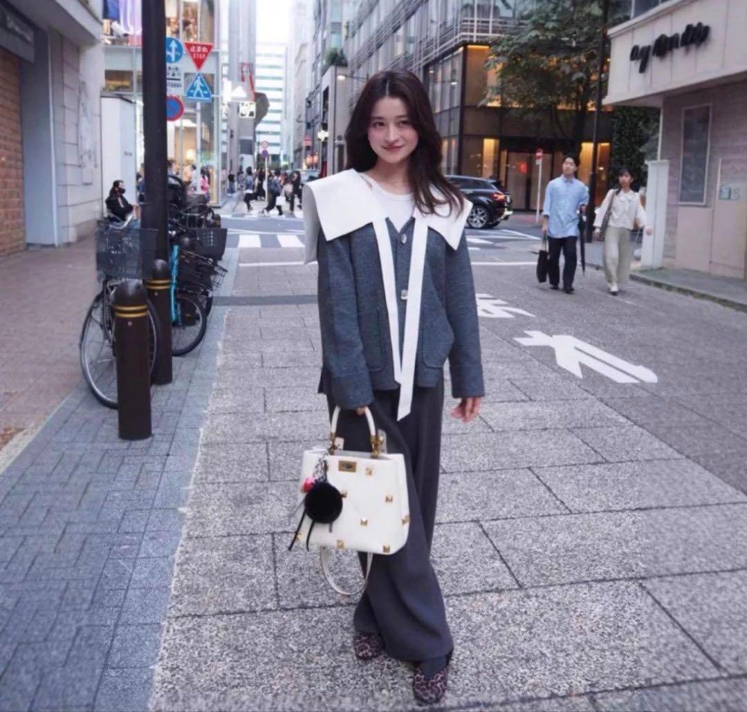 Bibiy PENELOPE COLLAR KNIT カーディガン
