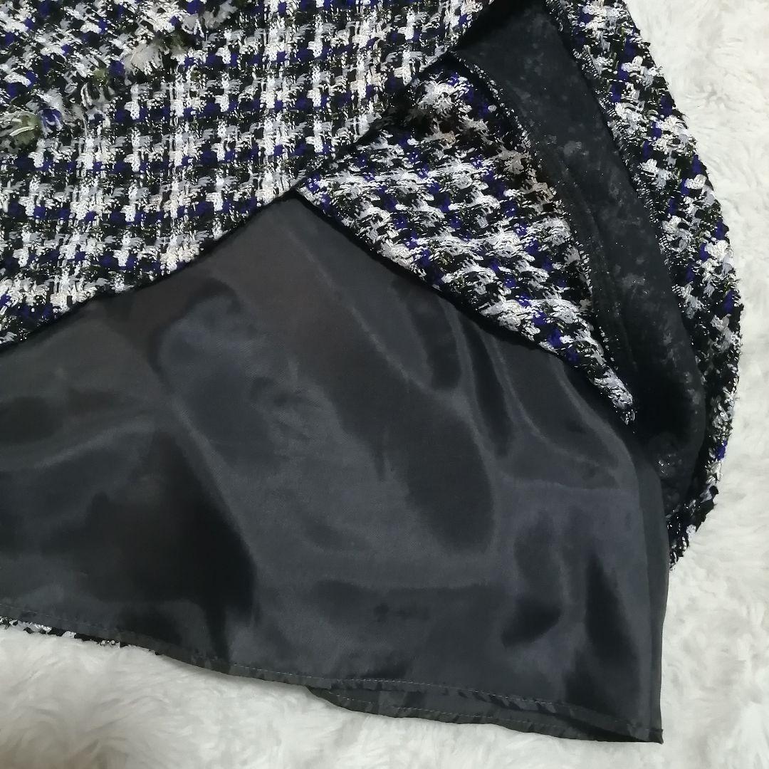 ✨美品✨ TO BE CHIC ニット ツイード ドッキングワンピース