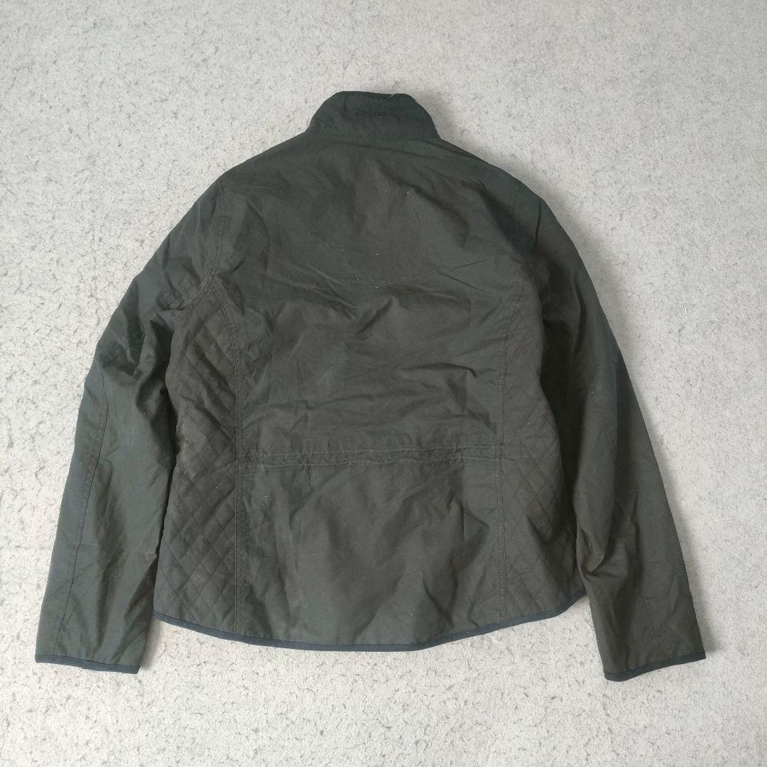Barbour オイルドジャケット 総柄ライニング ネイビー