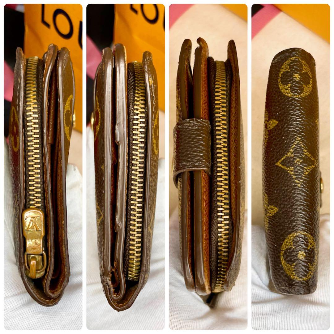 ✨超美品✨ヴィトン モノグラム コンパクトジップ 二つ折り財布 ラウンド