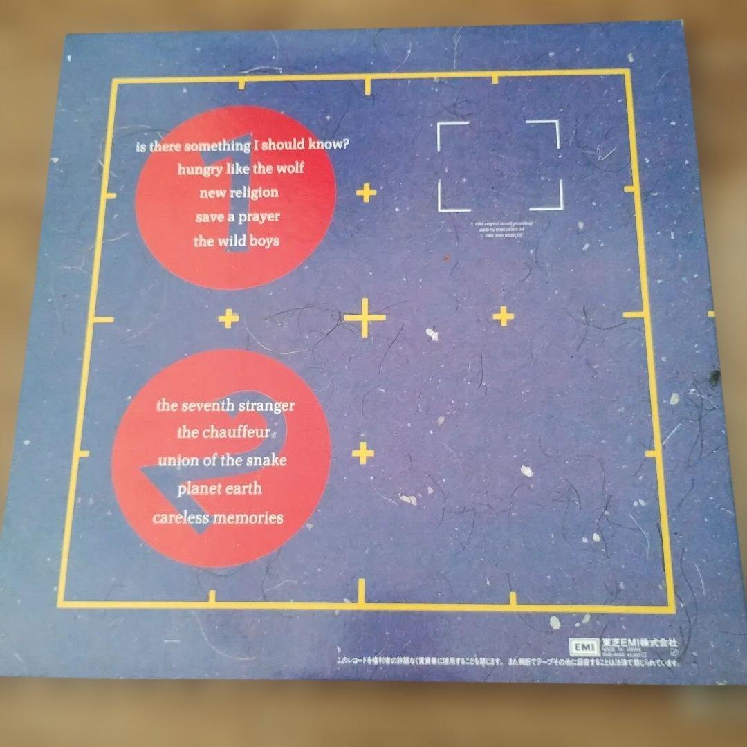 Duran Duran Arena LP 未開封 1984