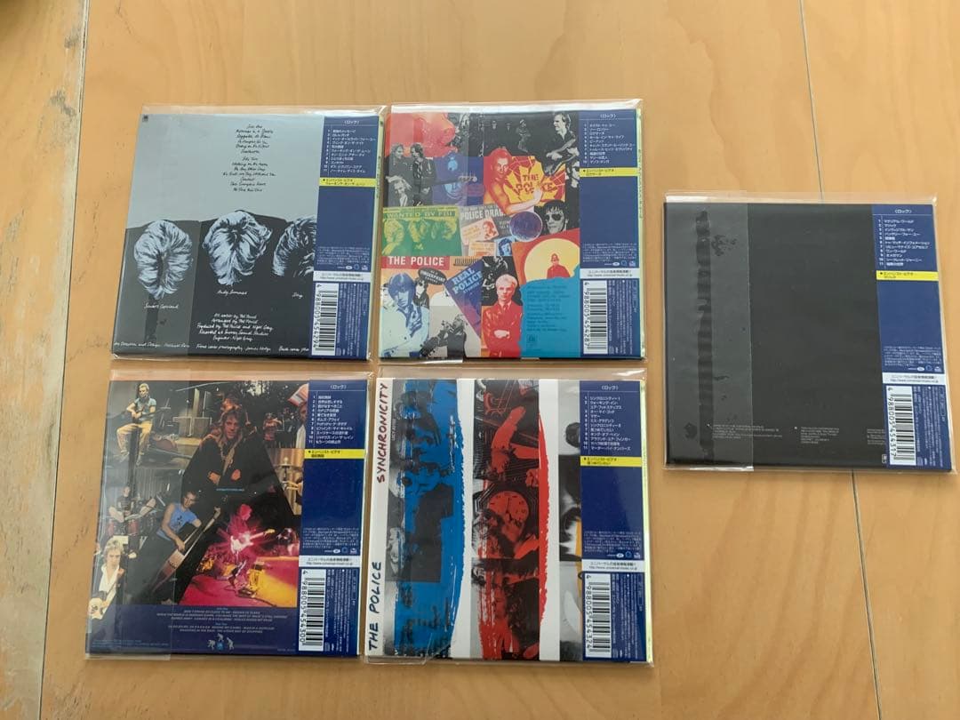 The Police ポリス　紙ジャケット5枚セット