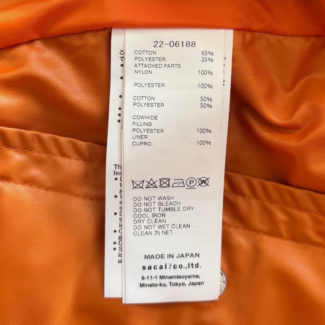 さ*も様 Gabardine Mix Jacket MA-1