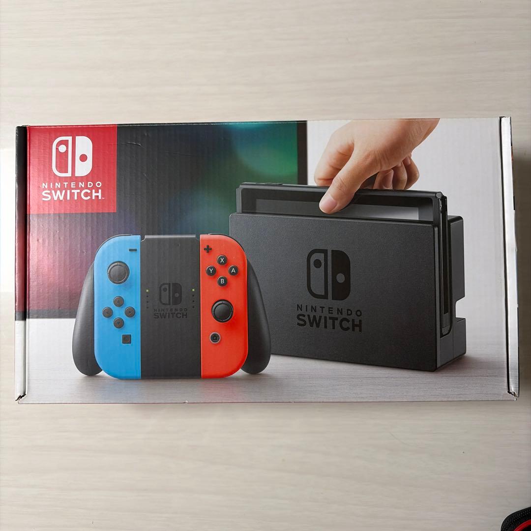 【良品】Nintendo Switch 本体 ネオンブルー・レッド