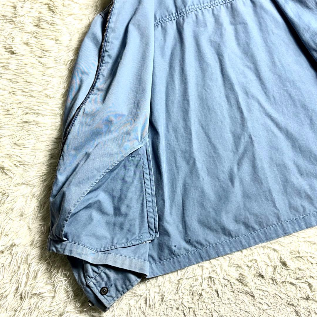 ポロラルフローレン スイングトップ 90s 三角タグ L ライトブルー フェード