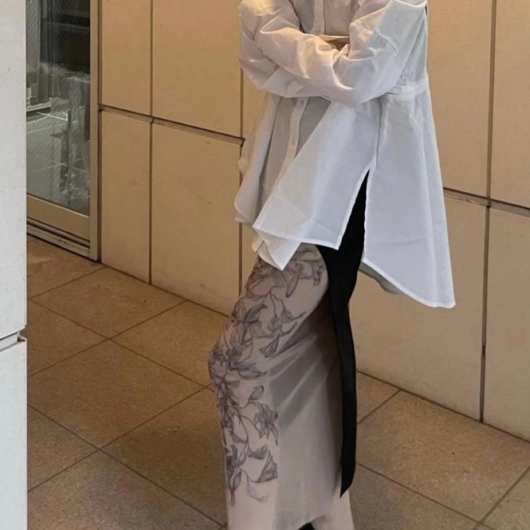 スカート melt the lady lily tattoo skirt