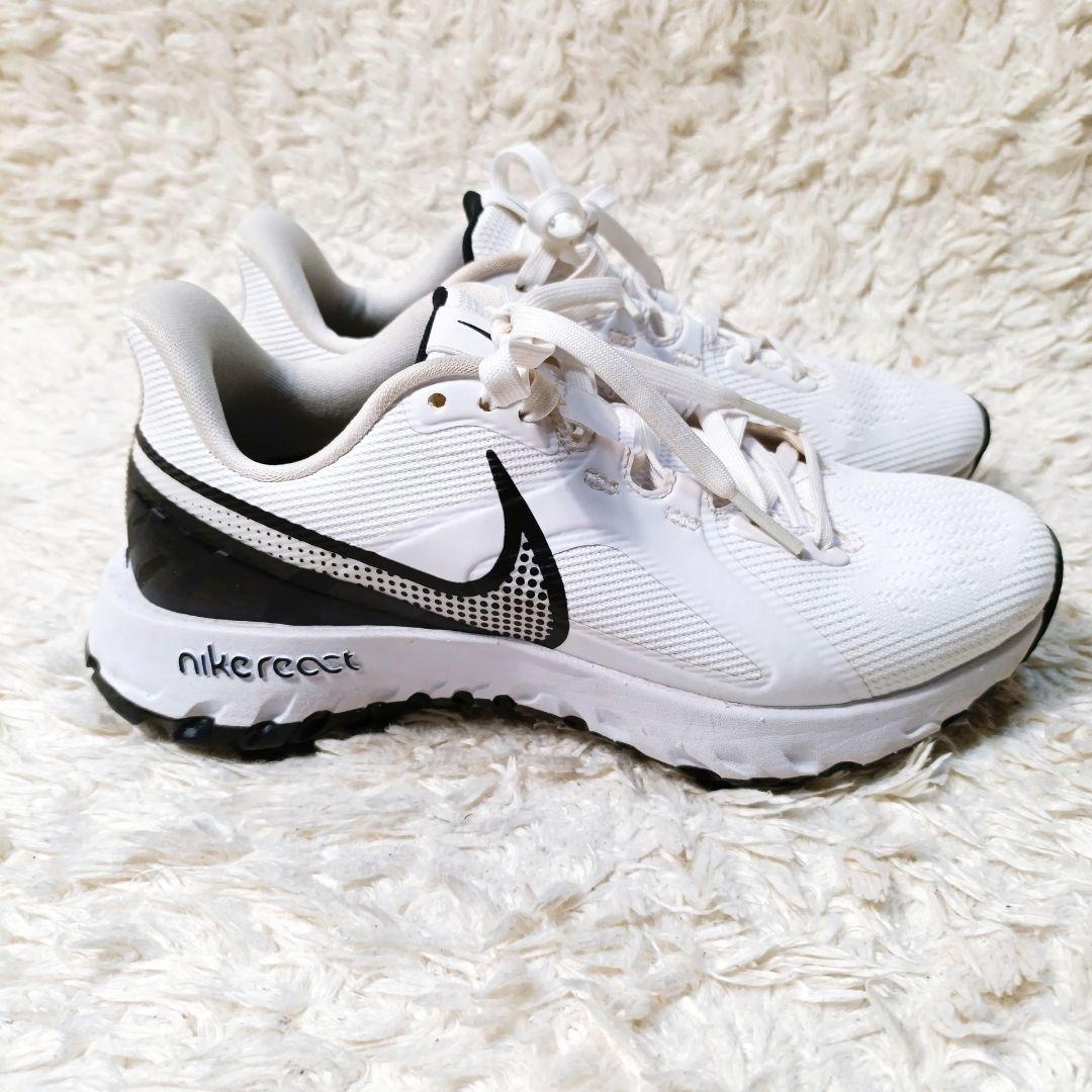美品 Nike Golf Nike React ゴルフシューズ 白 23.0