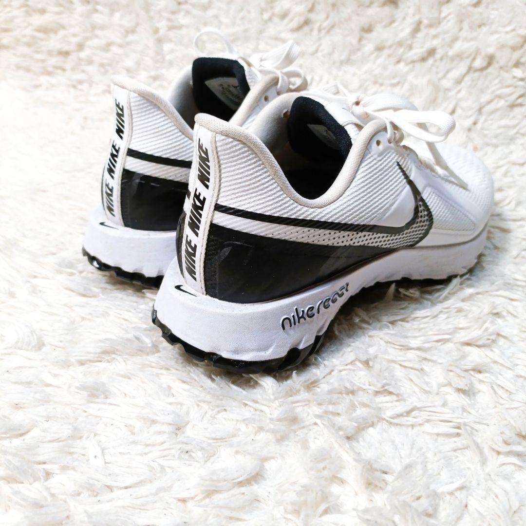 美品 Nike Golf Nike React ゴルフシューズ 白 23.0