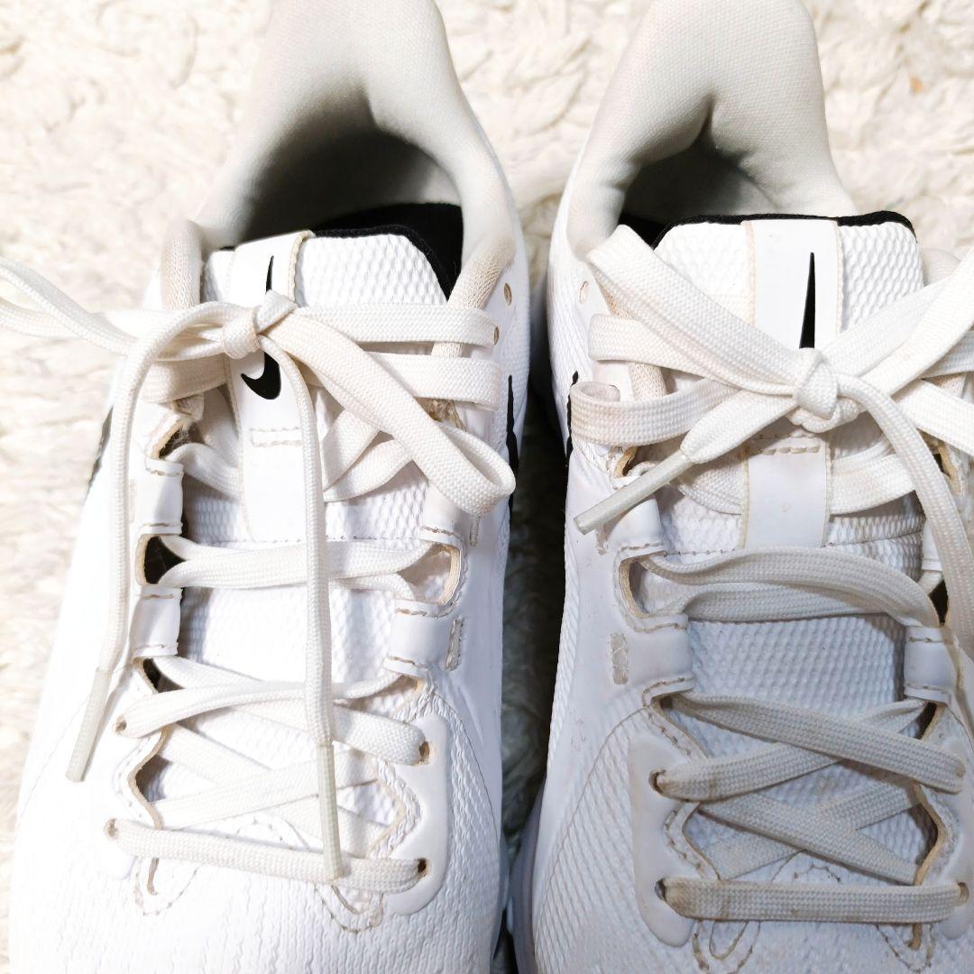 美品 Nike Golf Nike React ゴルフシューズ 白 23.0