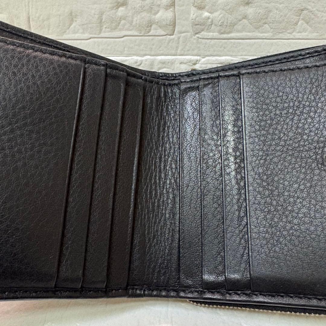BALENCIAGA バレンシアガ 黒 ブラック 財布 二つ折り