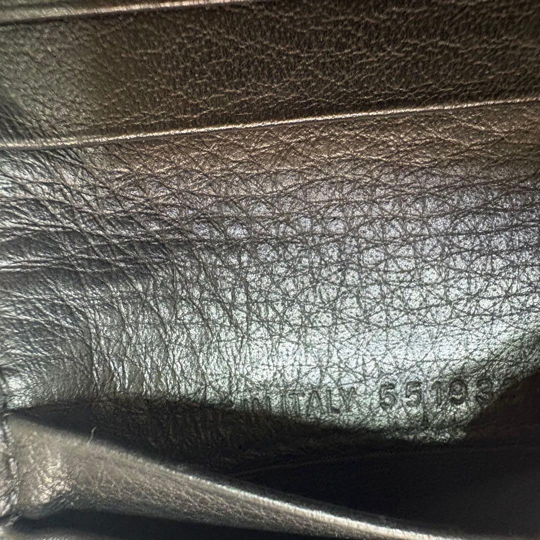 BALENCIAGA バレンシアガ 黒 ブラック 財布 二つ折り