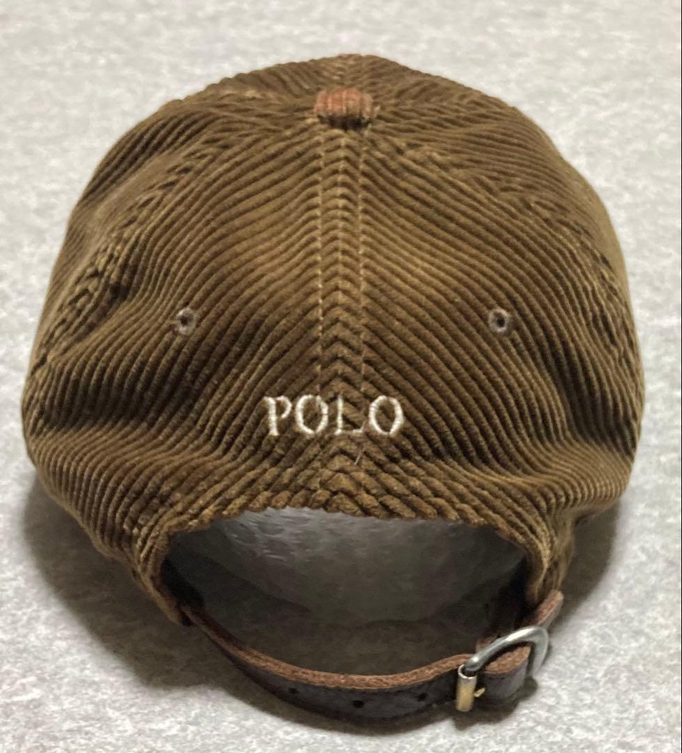 90s Polo by Ralph Lauren コーデュロイキャップ ブラウン