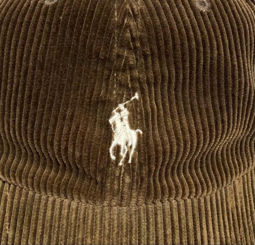 90s Polo by Ralph Lauren コーデュロイキャップ ブラウン
