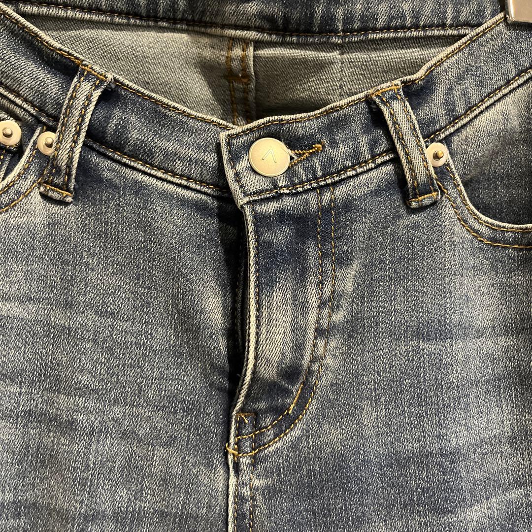 パンツ Heart hip flare denim (blue_M)
