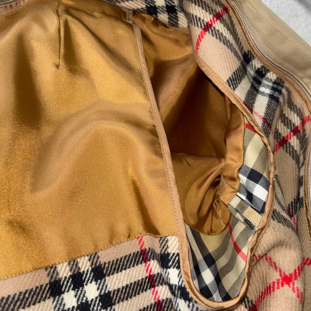 【美品】BURBERRY ステンカラーコート　ウールライナー付　ノバチェック