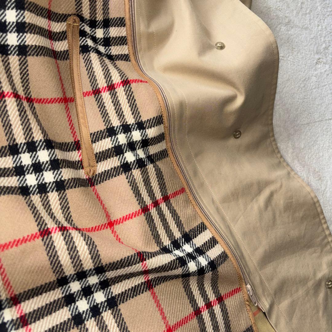 【美品】BURBERRY ステンカラーコート　ウールライナー付　ノバチェック