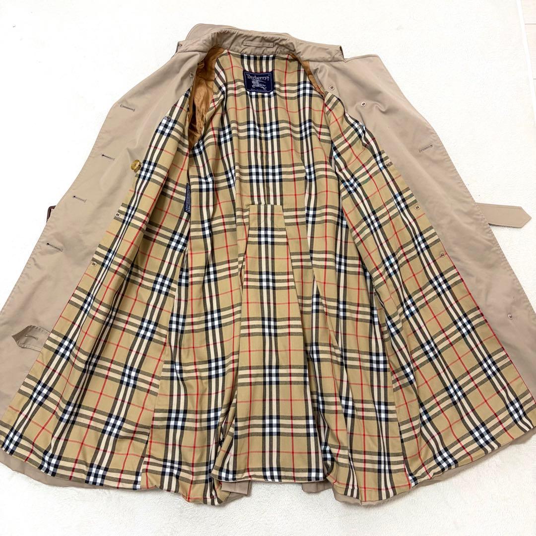 【美品】Burberrys トレンチコート ノバチェック ベルト ベージュ