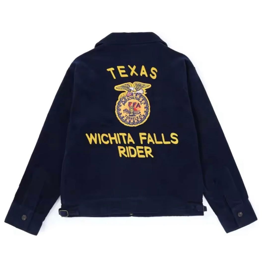 Lサイズ FFA JACKET ジャケット レプリカ ネイビー