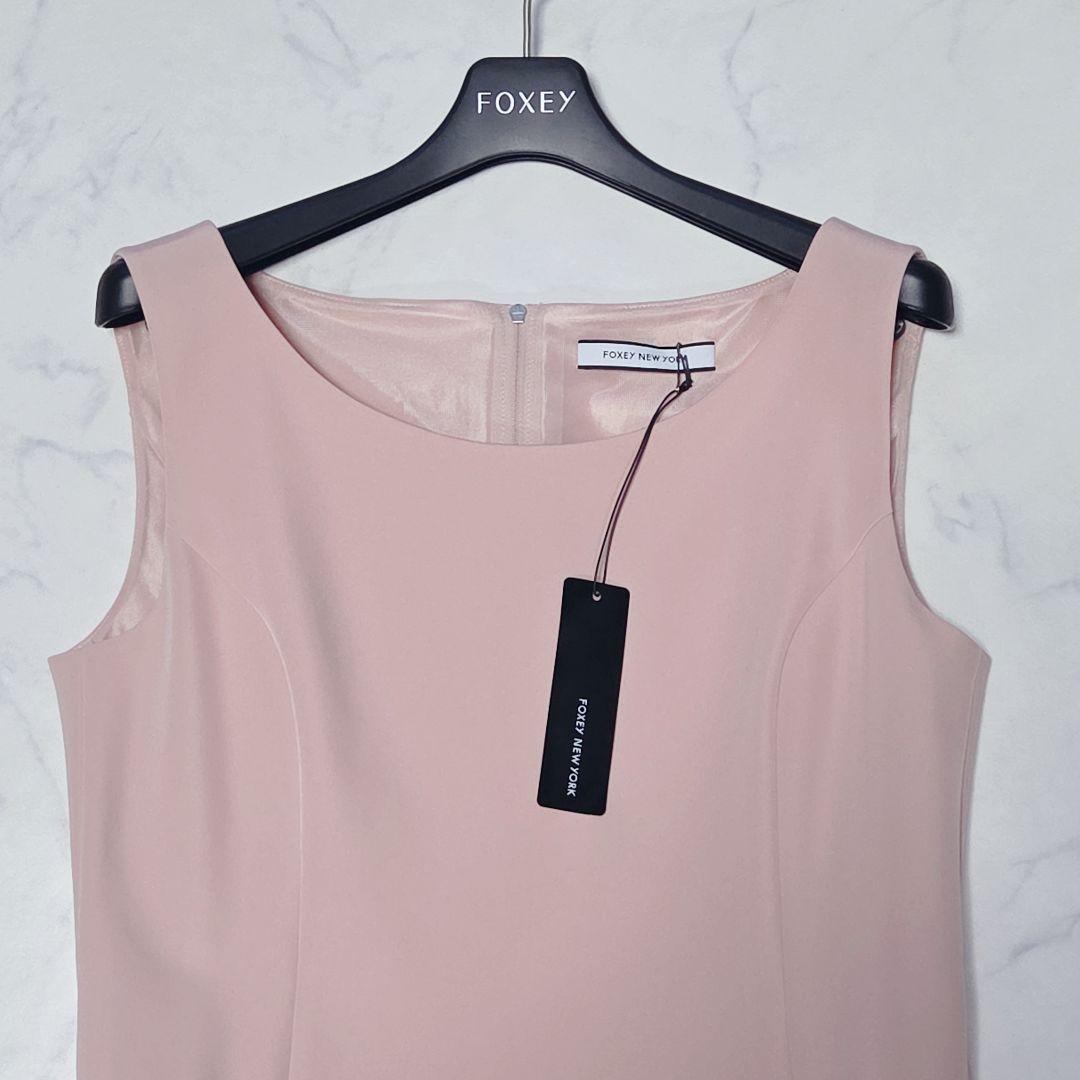極美品✨フォクシー フェアリーブロッサム バロン タックワンピース ドレス 40