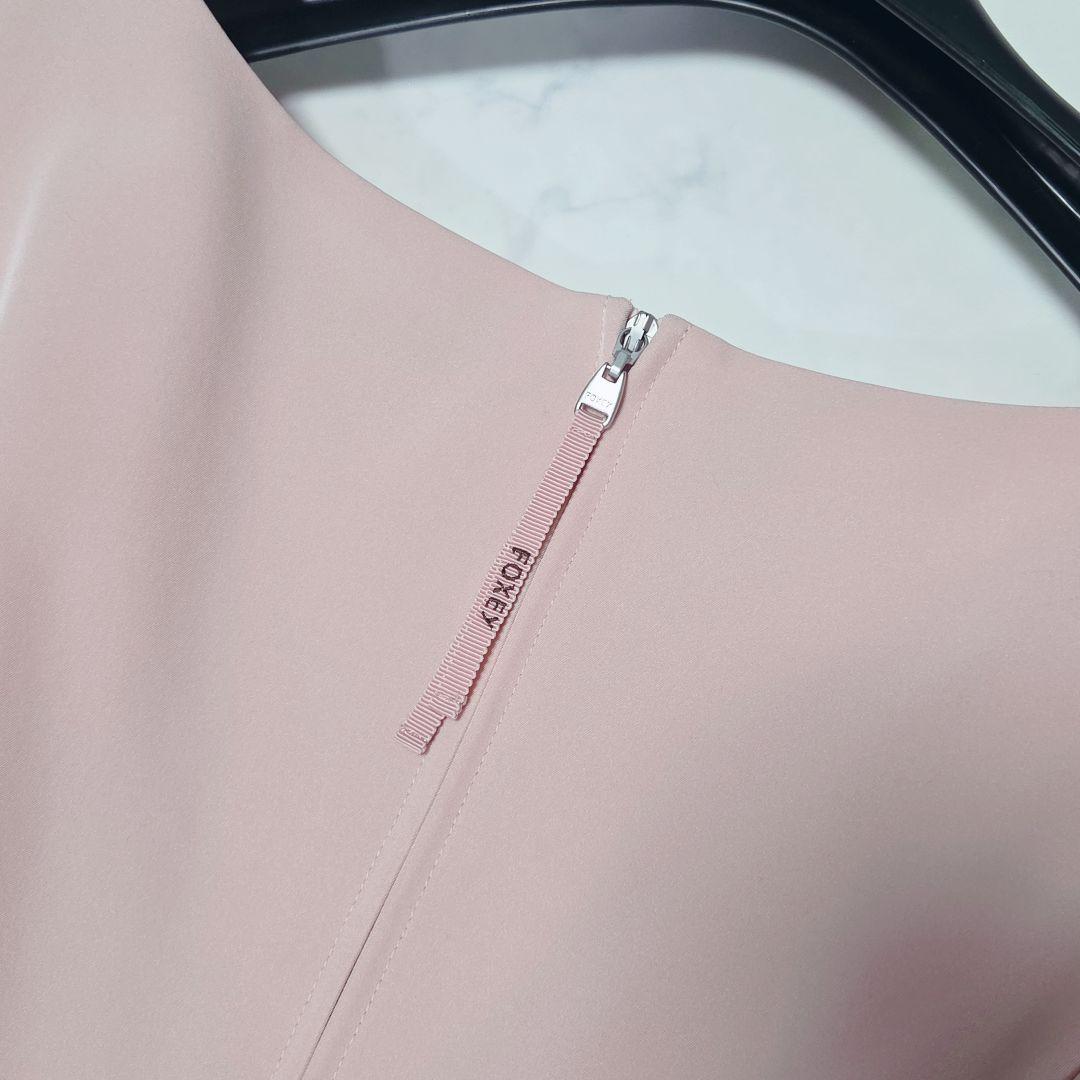 極美品✨フォクシー フェアリーブロッサム バロン タックワンピース ドレス 40